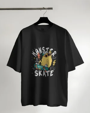 Monster Skate - Oversized & Crew T-shirt
