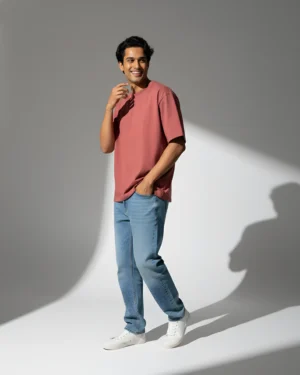 Coral Oversized T shirt