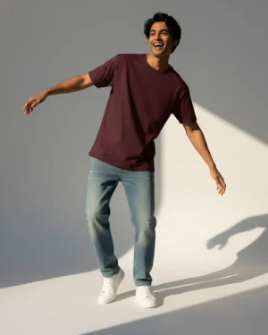 Maroon T-Shirt Regular Fit Everyday comfort