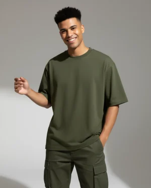 Olive Green Oversized T shirt