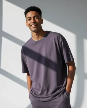 Purple Oversized T shirt