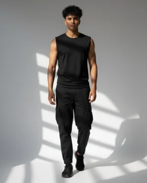 Tank Top Black Sleeveless T Shirt