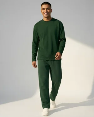 Bottle Green Full Sleeve T Shirt