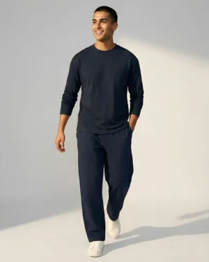 Navy Blue Full Sleeve T Shirt