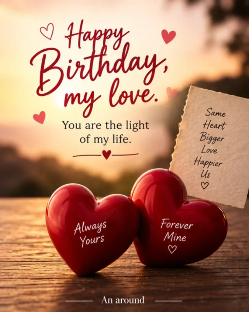 Birthday Wishes for Husband with Love