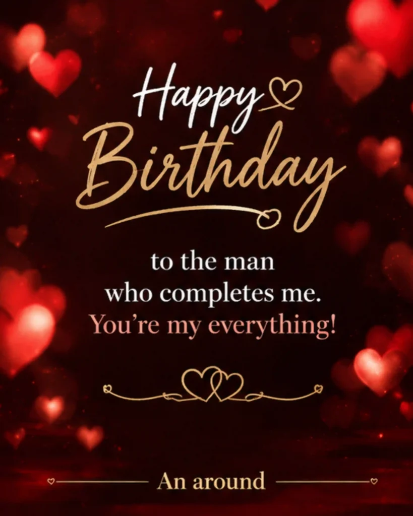 Happy Birthday Wishes for Husband