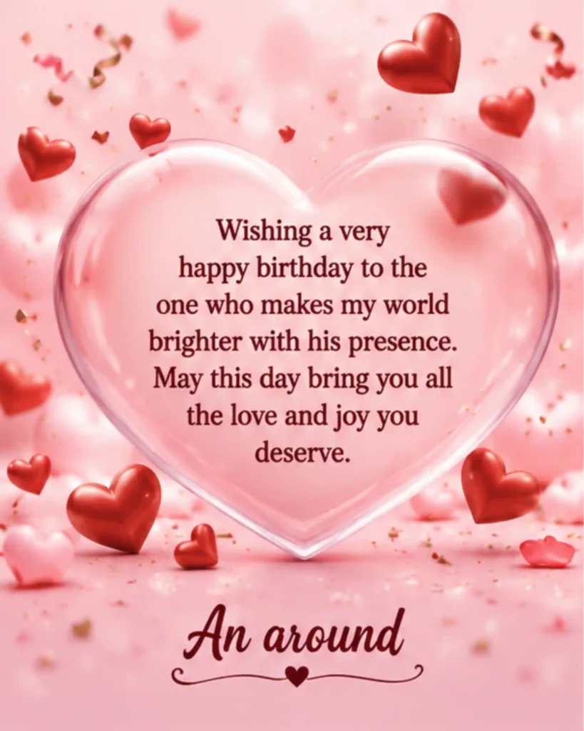 Heart Touching Birthday Wishes for Boyfriend