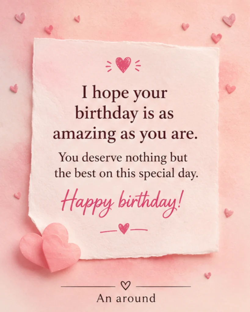 Heart Touching Birthday Wishes for Girlfriend