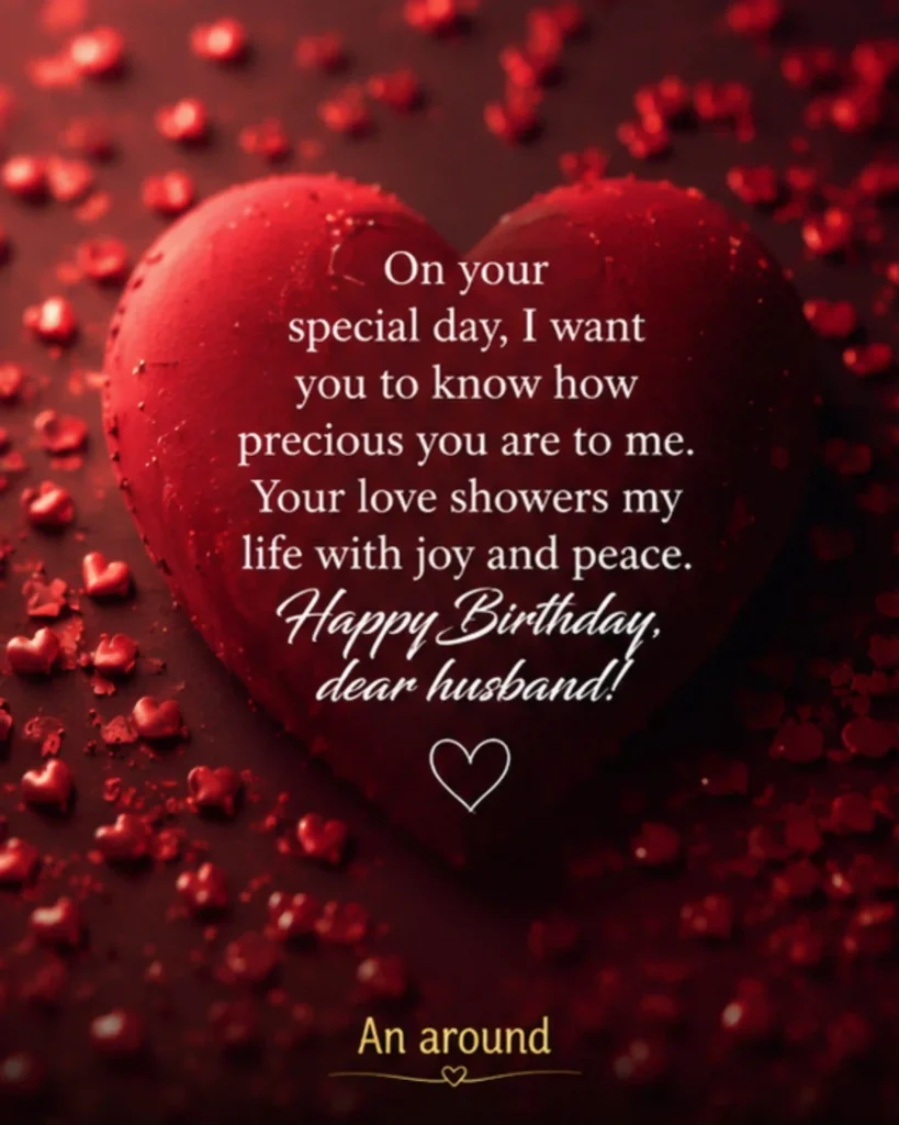Heart Touching Husband Bday Wishes