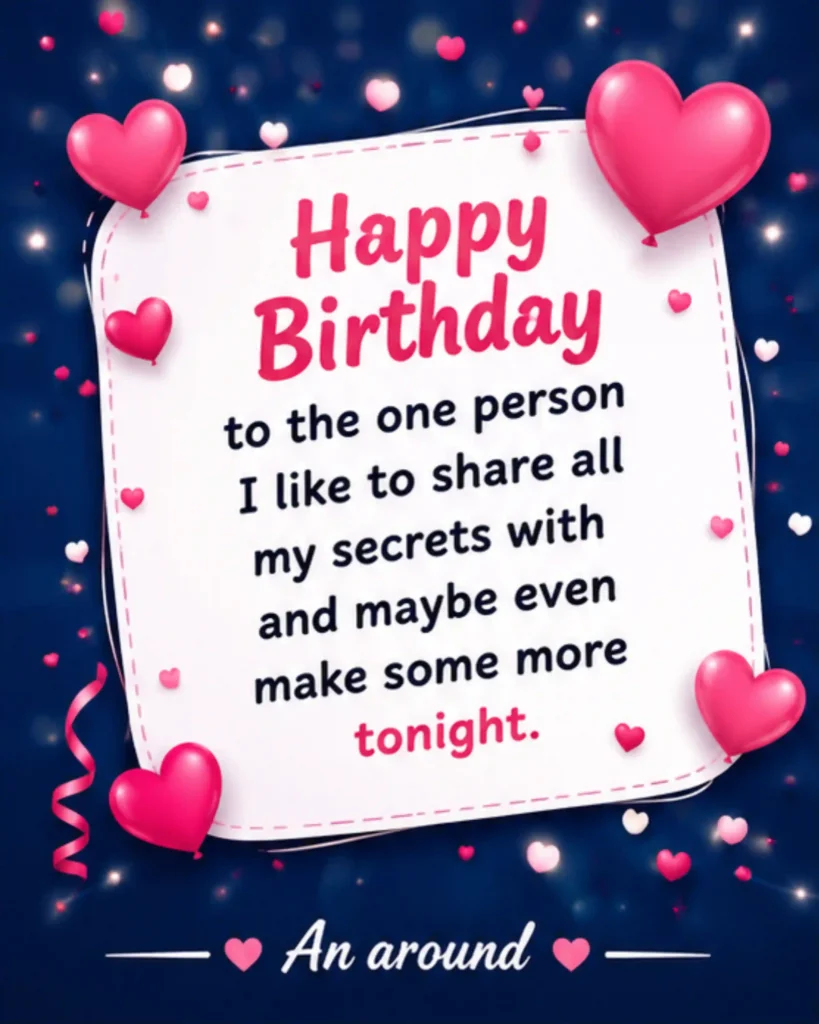 Romantic Birthday Wishes for Boyfriend