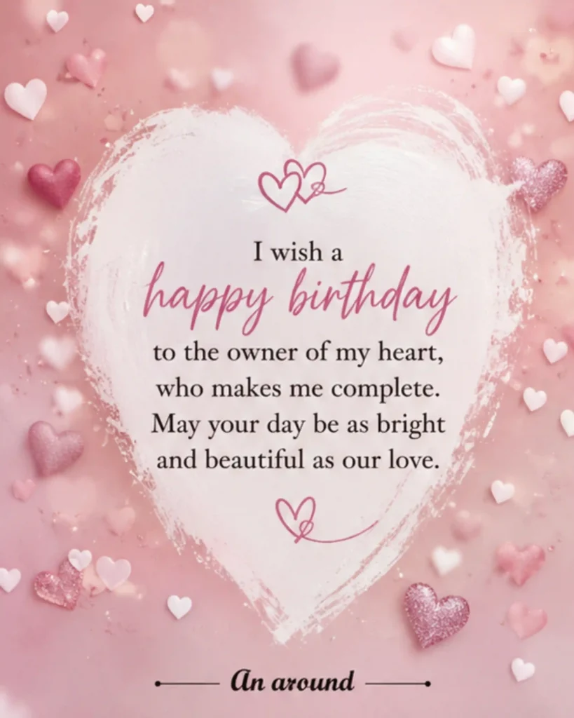 Romantic Birthday Wishes for Husband
