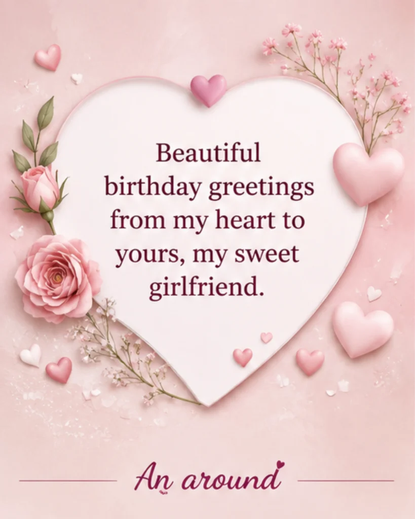 Short Birthday Wishes for Girlfriend