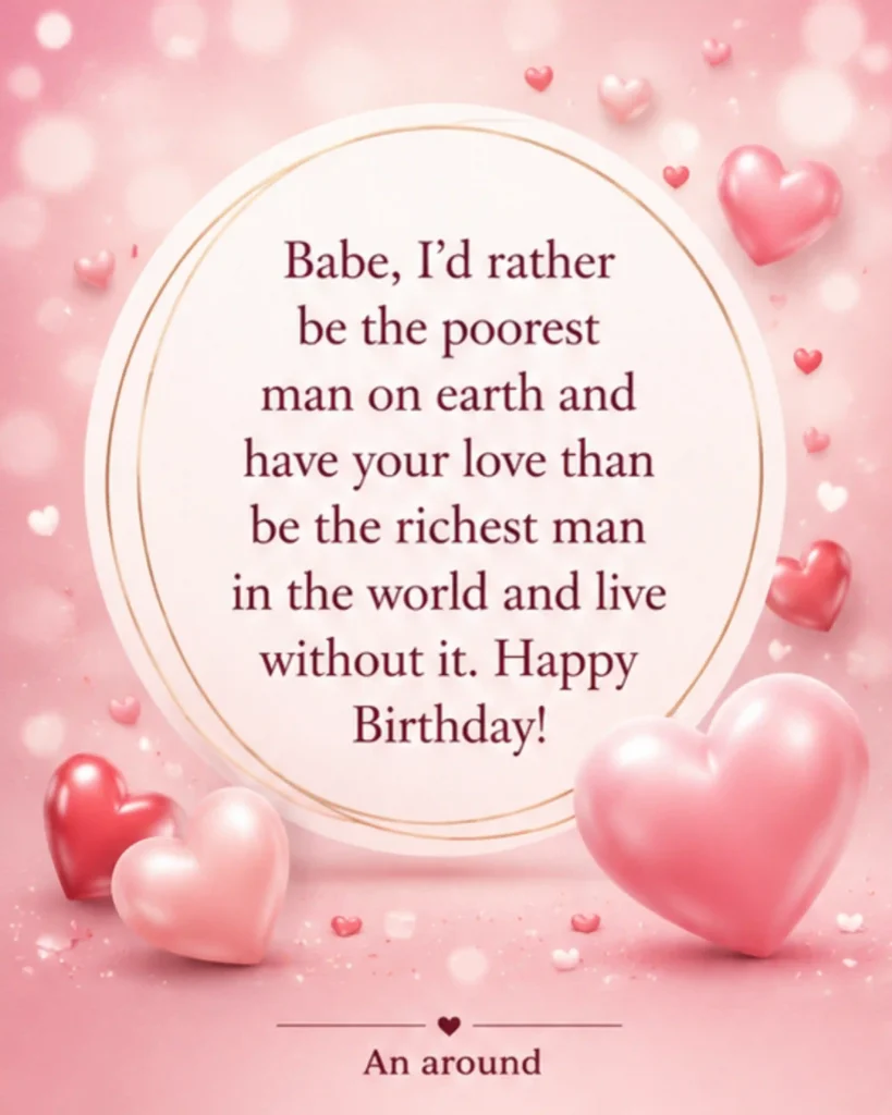 Simple Birthday Wishes for Wife