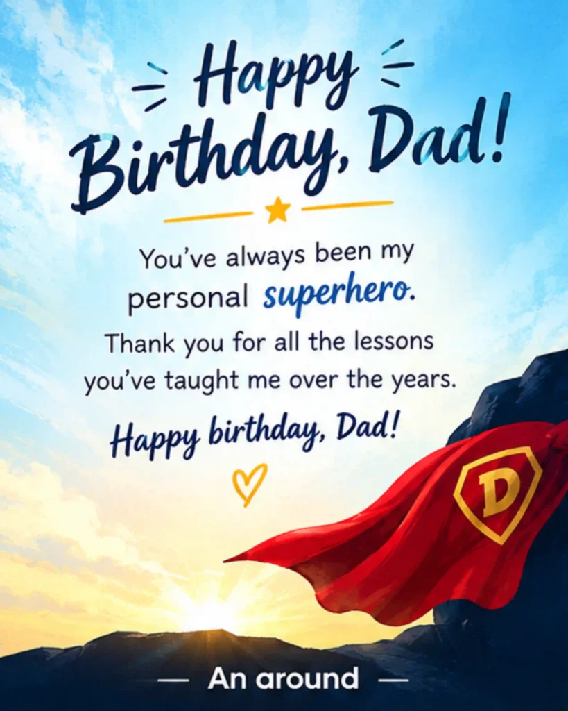Birthday Wishes for Dad from Daughter