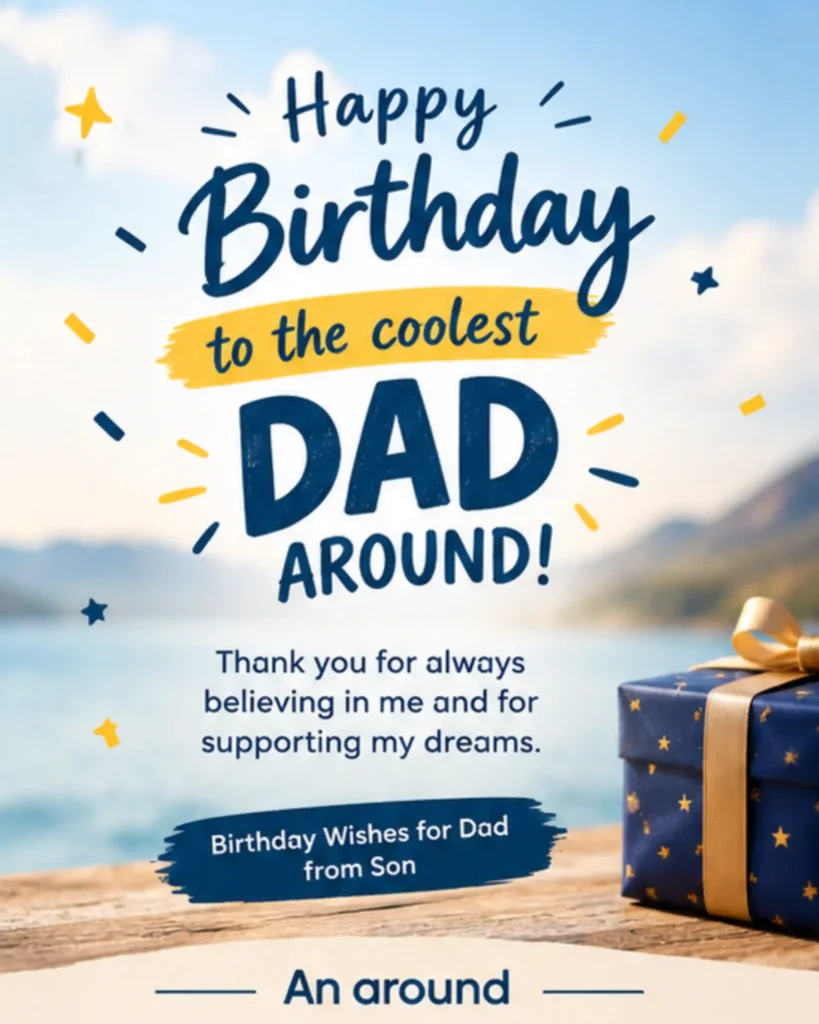 Birthday Wishes for Dad from Son