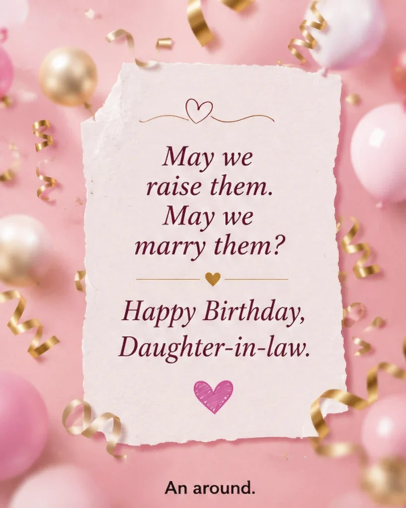 Birthday Wishes for Daughter in Law
