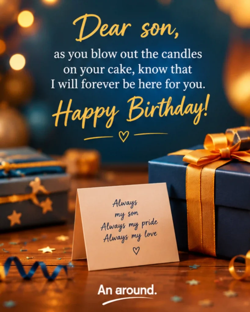 Birthday Wishes for Son from Mom
