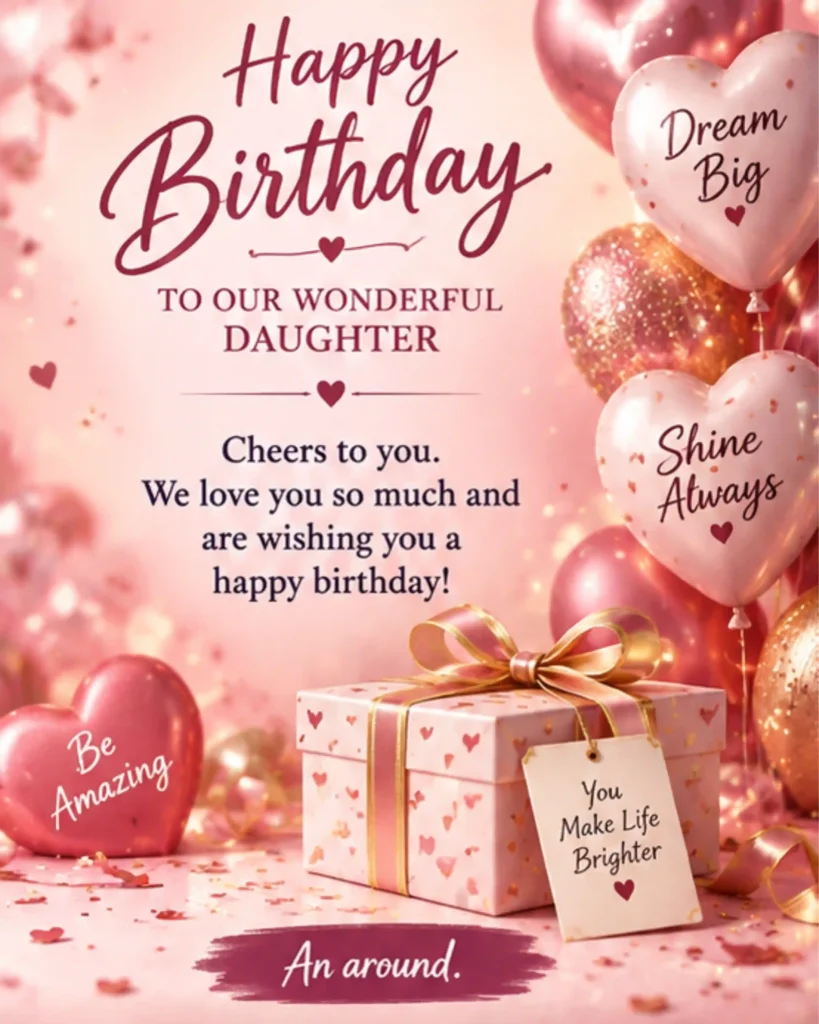 Blessing Birthday Wishes for Daughter