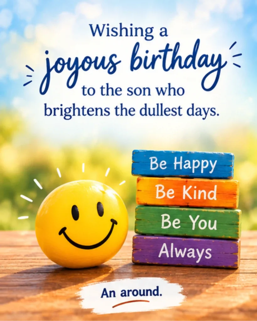 Blessing Birthday Wishes for son