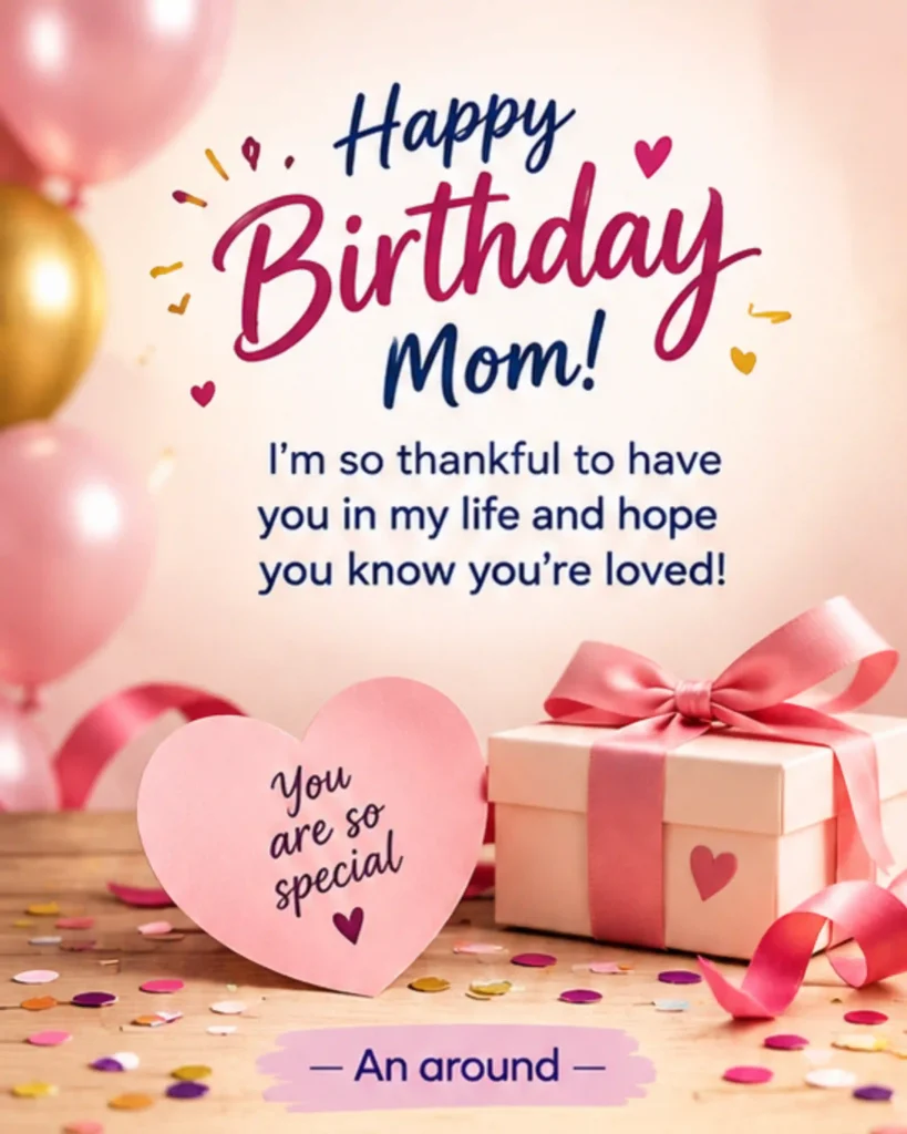 Happy Birthday Wishes for Mom