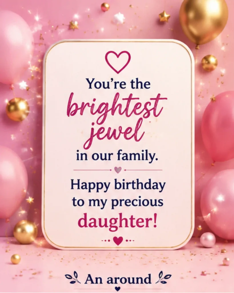 Short Birthday Wishes for Daughter