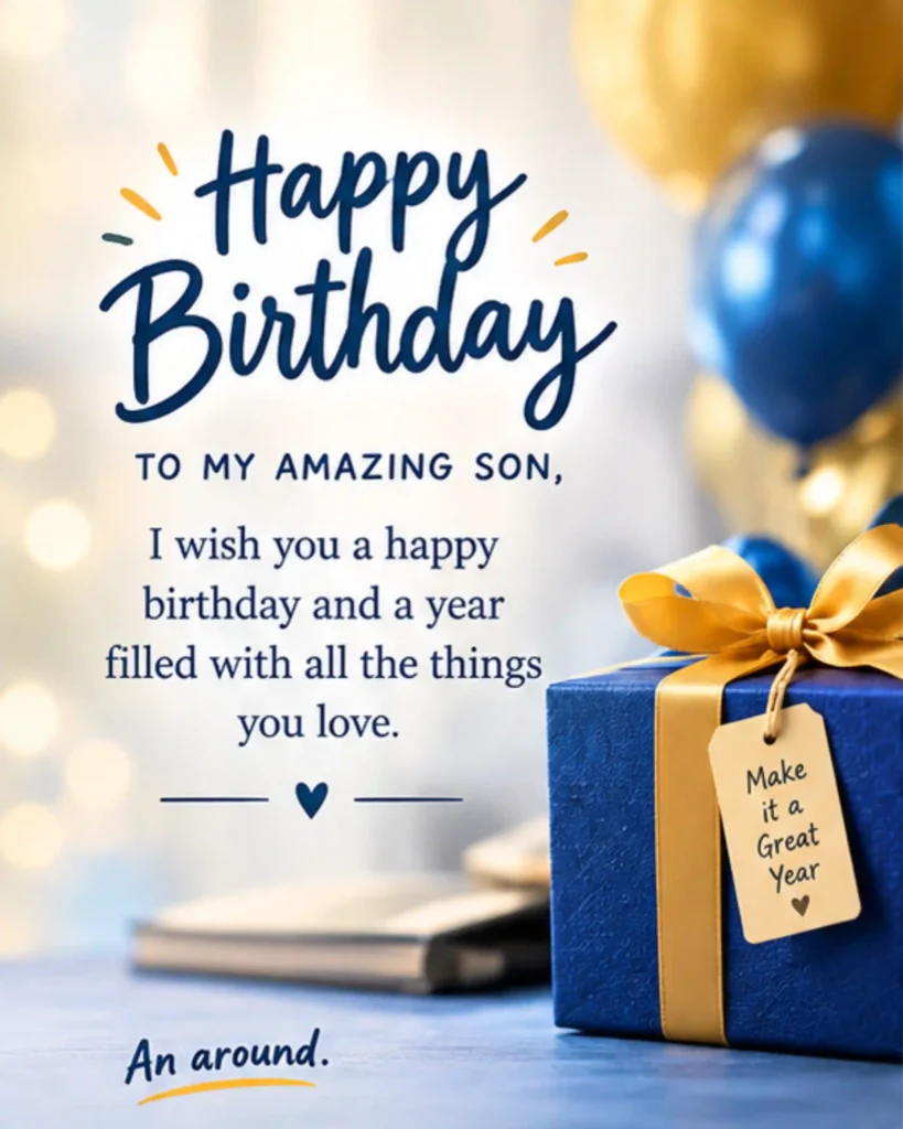 Short Birthday Wishes for Son