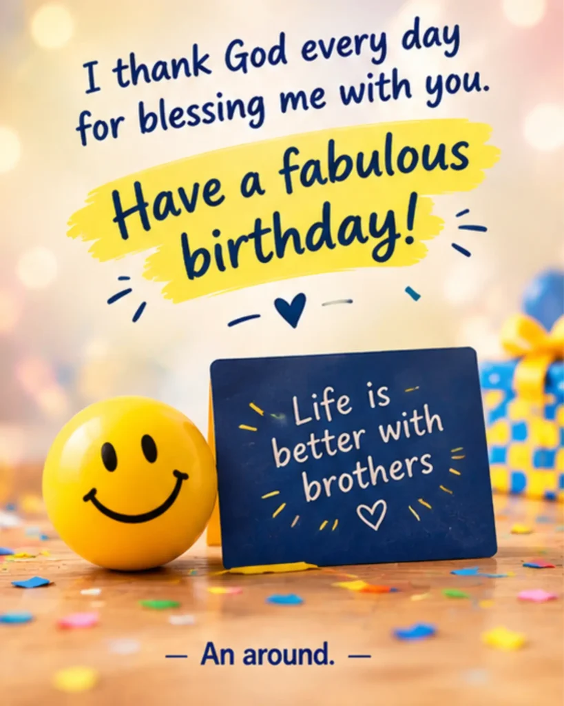 Simple Birthday Wishes for Brother