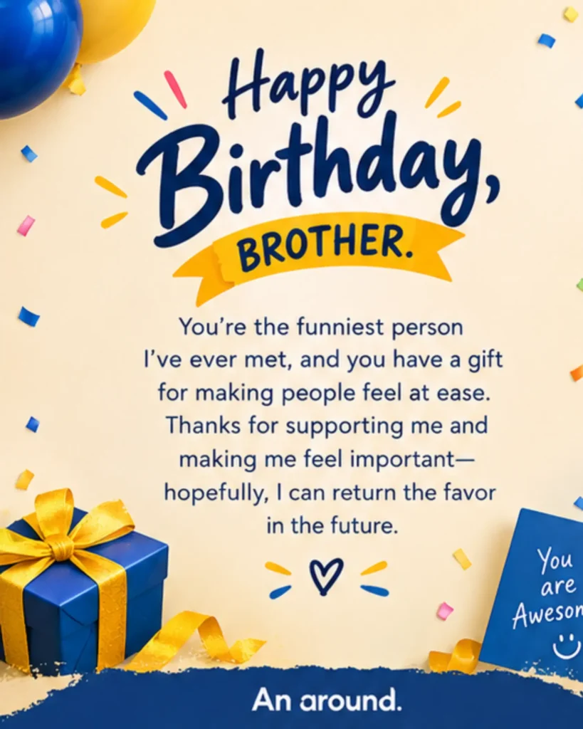 Heart Touching Birthday Wishes for Brother